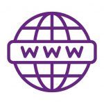 Un dominio permitirá el acceso desde cualquier navegador web sin importar donde se encuentre.